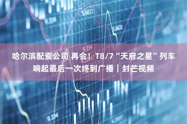 哈尔滨配资公司 再会！T8/7“天府之星”列车响起最后一次终到广播｜封芒视频